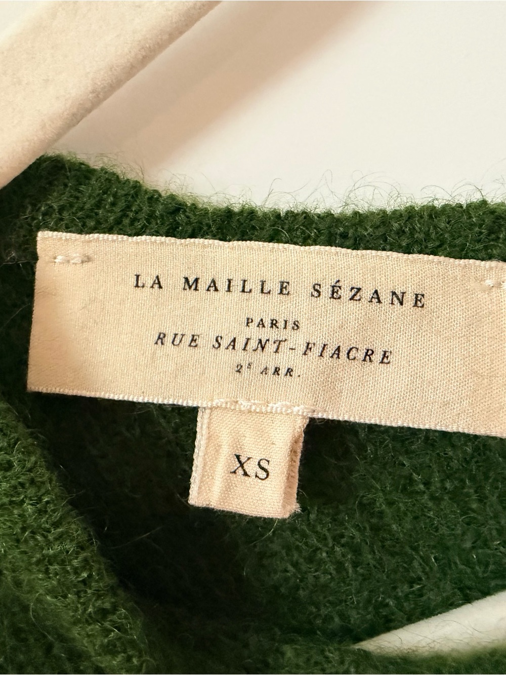 Sézane Gaspard Cardigan, Size XS, in Perfect Green - Picture 8 of 11